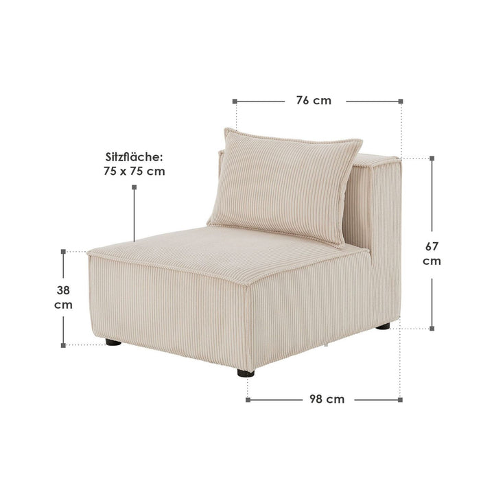 Modulares Sofa Domas - Variantenauswahl