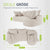 Sofa Tirano mit Ottomane & Dekokissen