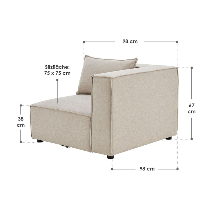 Modulares Sofa Domas - Variantenauswahl