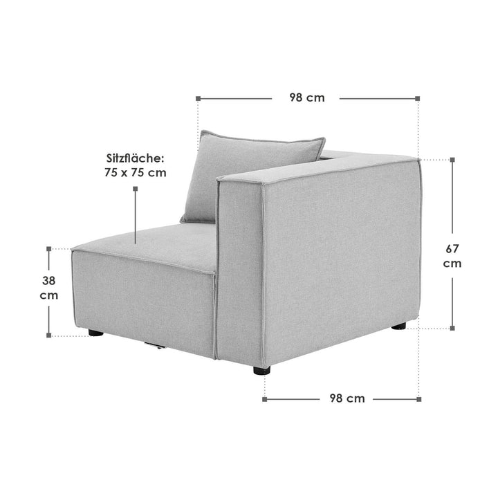 Modulares Sofa Domas - Variantenauswahl