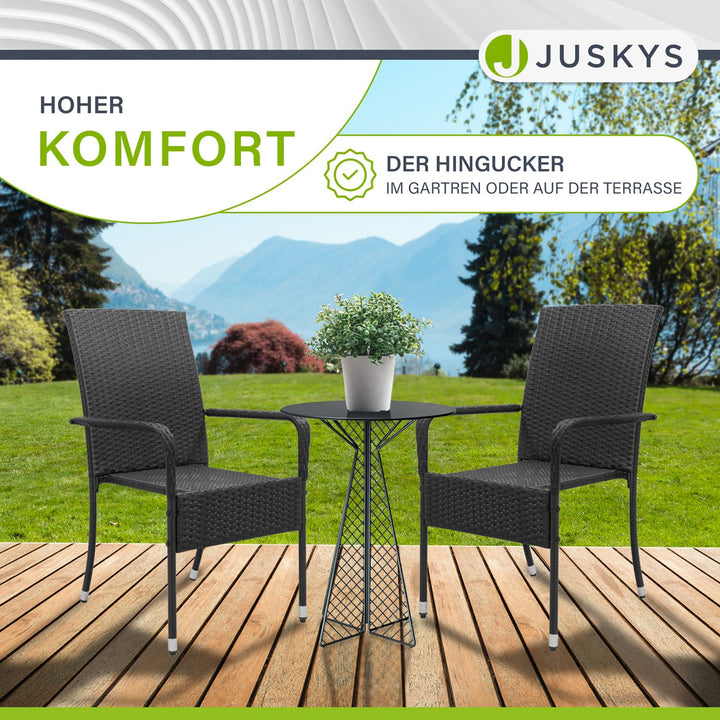 Polyrattan Gartenstühle Yoro