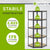 3er Regalsystem 1 Corner & 2 Basic