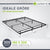 Metall Schwebebett Palamos