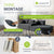 Sofa Coredo mit Cord Bezug & Dekokissen