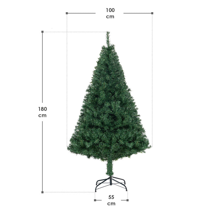 Künstlicher Weihnachtsbaum mit LEDs