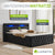 Boxspringbett Leona - Samt