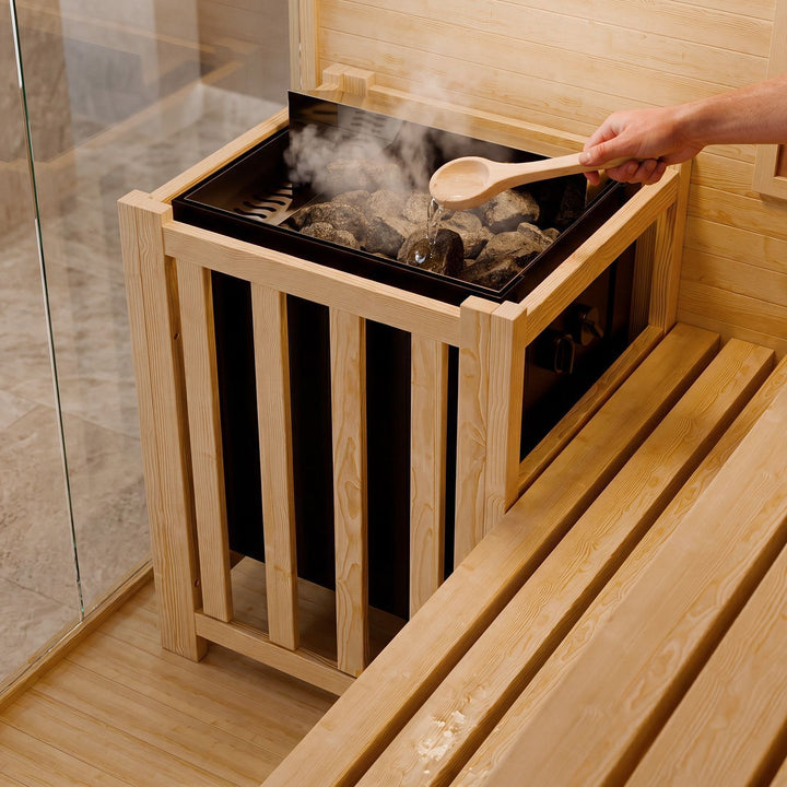 Traditionelle Sauna Vantaa - Schwarz
