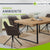 Drehstuhl Clyde mit Cord