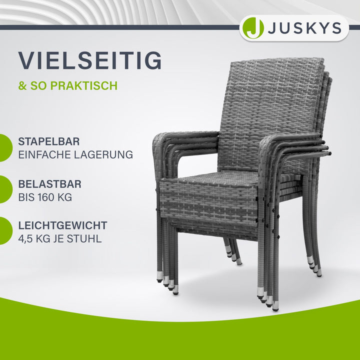 Polyrattan Gartenstühle Yoro