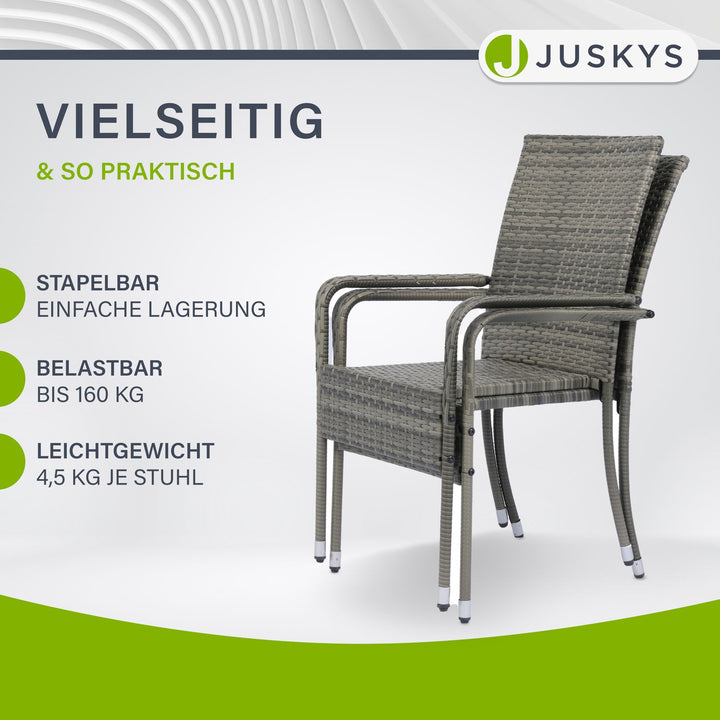 Polyrattan Gartenstühle Yoro