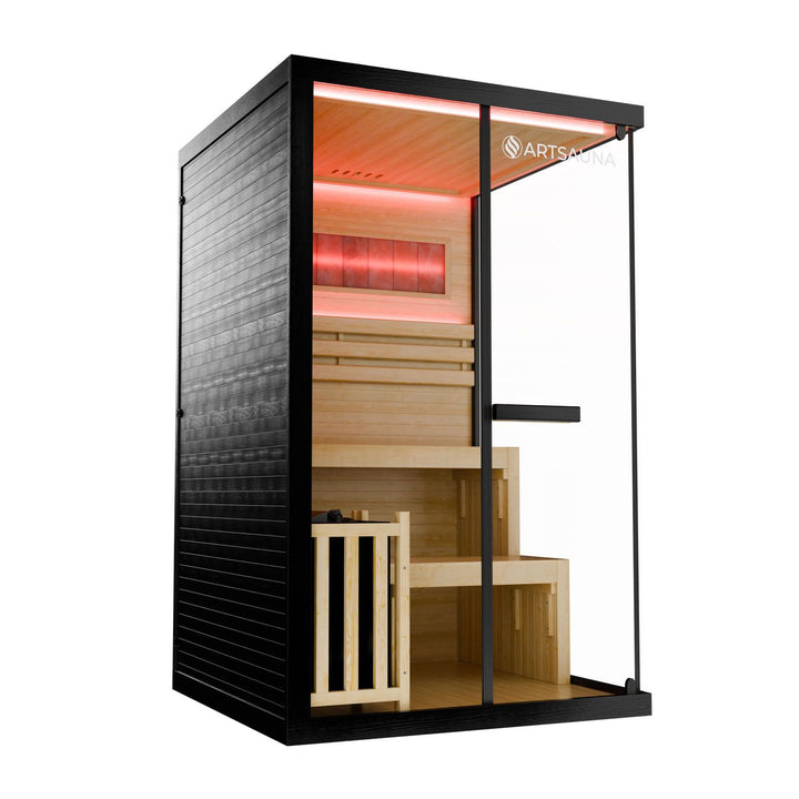 Traditionelle Sauna Vantaa - Schwarz