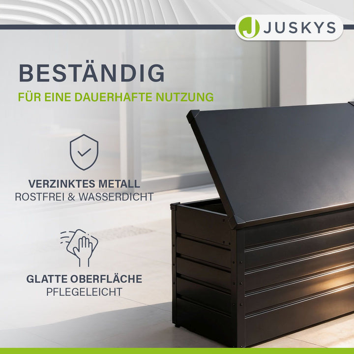Metall Auflagenbox Limani abschließbar & wetterfest