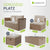 Polyrattan Lounge Salou
