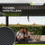 Lamellendach Tahiti 3 x 5,9 m inkl. 2x Seitenwand 3 m