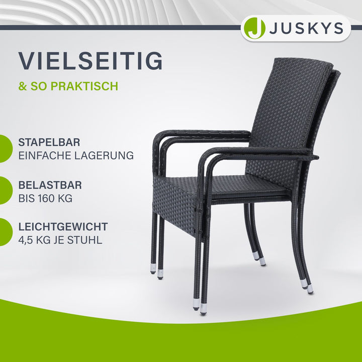 Polyrattan Gartenstühle Yoro