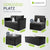 Polyrattan Lounge Salou