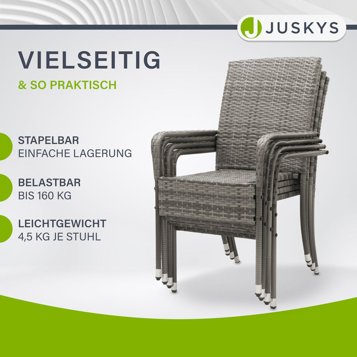 Polyrattan Gartenstühle Yoro