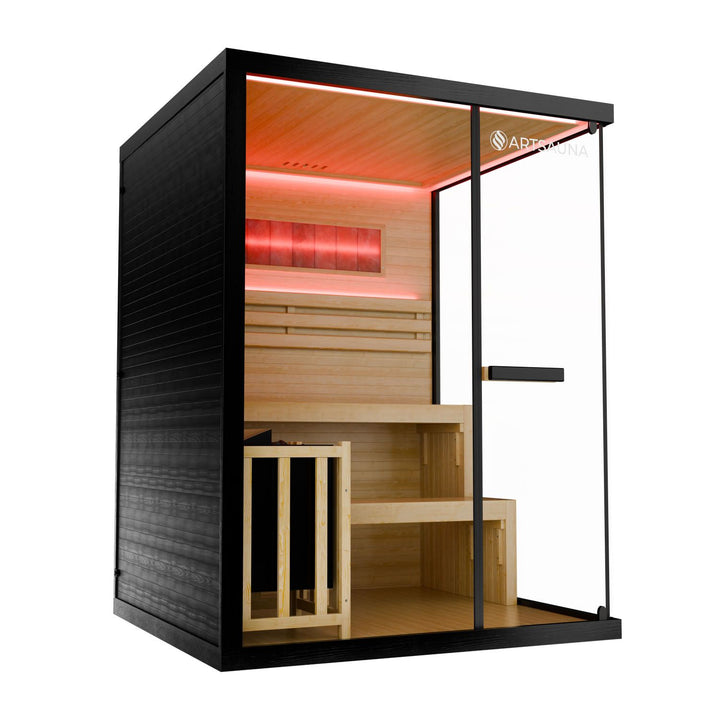 Traditionelle Sauna Vantaa - Schwarz