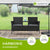 Polyrattan Sitzbank Monaco