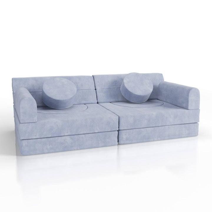 Kindersofa Kayo mit Cord Bezug & Kissen