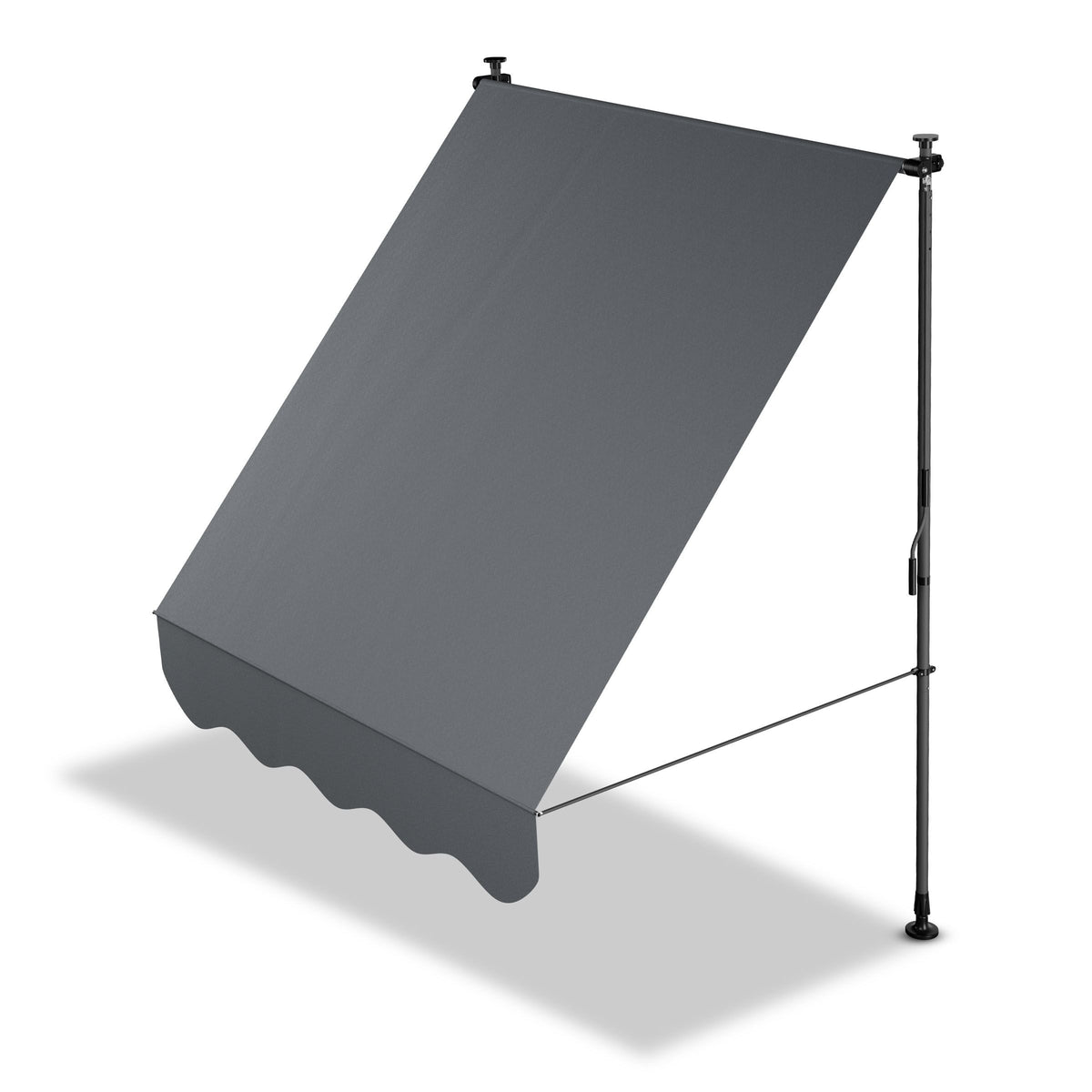 Klemmmarkise mit Handkurbel – bis 400 cm breit