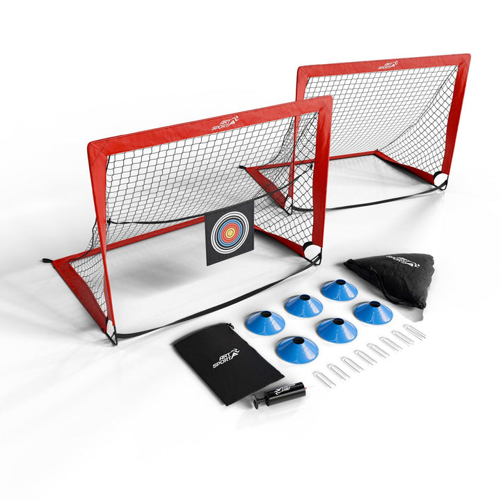 Pop-Up Fußballtor 2er Set Goal Master
