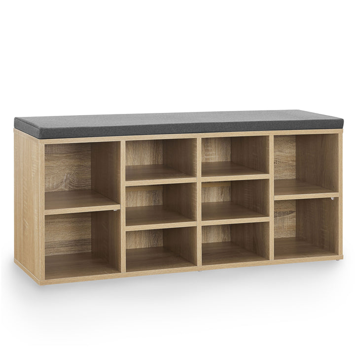 Schuhregal aus Holz 104 x 30 x 48 cm