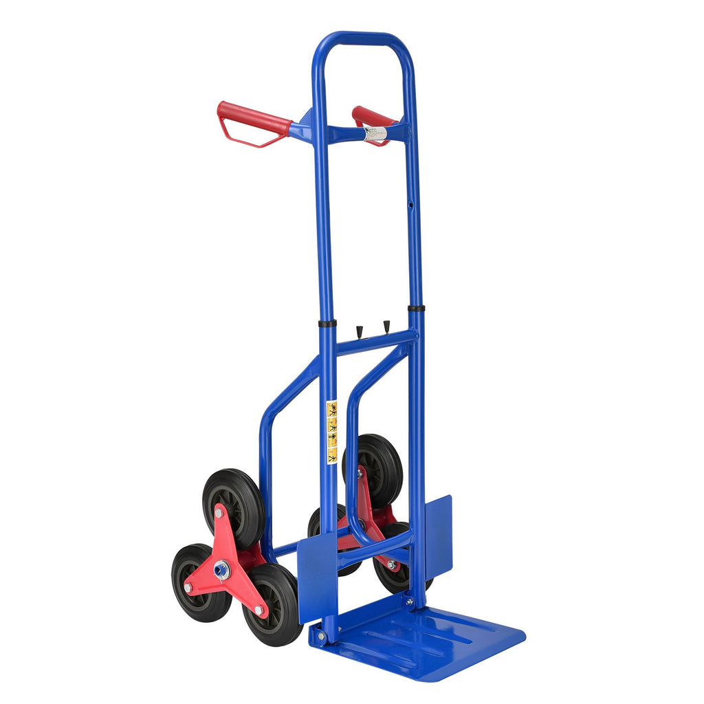 Juskys Treppensackkarre Treppensackkarre, klappbar Treppensteiger, Hartgummireifen, Stahlrahmen, bis 100 kg