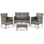 Polyrattan Sitzgruppe Fort Myers