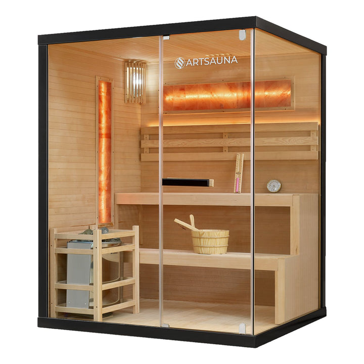 Traditionelle Sauna Vantaa - Schwarz