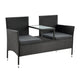 Polyrattan Sitzbank Monaco