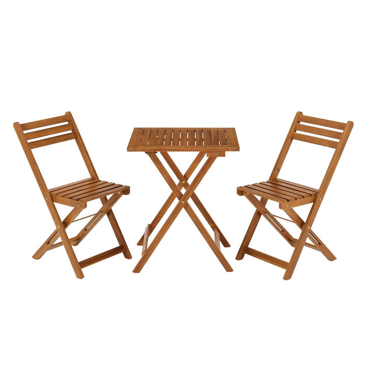 Balkonmöbel Set Bala aus Akazienholz, klappbar