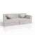 Kindersofa Kayo mit Cord Bezug & Kissen
