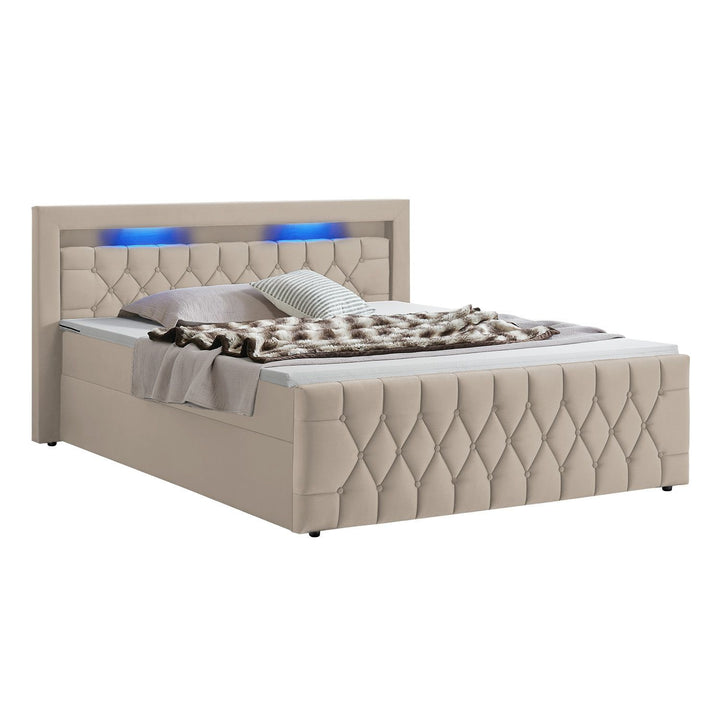 Boxspringbett Leona - Samt