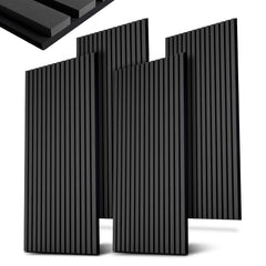 Akustikpaneele Holzoptik 4er Set