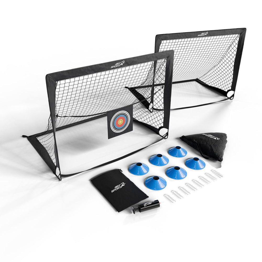 Pop-Up Fußballtor 2er Set Goal Master