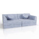 Kindersofa Kayo mit Cord Bezug & Kissen
