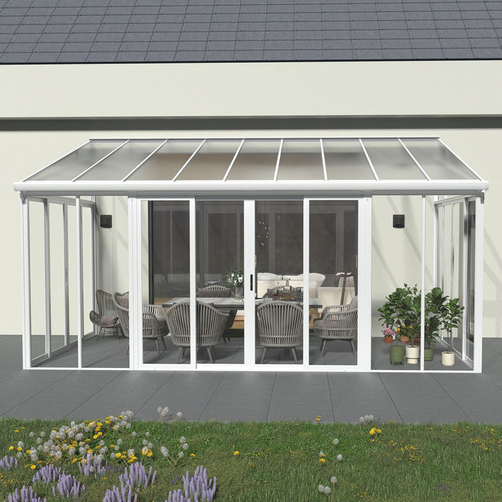 Wintergarten mit Acryl-Verglasung