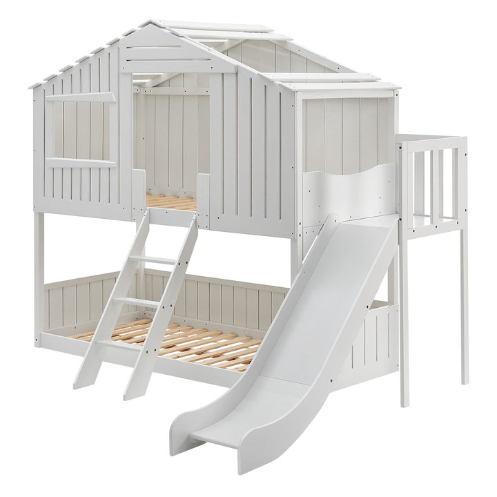 Kinder Hochbett Baumhaus 90 x 200 cm