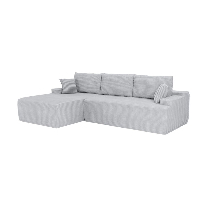 Sofa Coredo mit Cord Bezug & Dekokissen