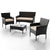 Polyrattan Sitzgruppe Fort Myers