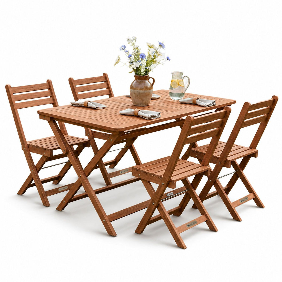 Gartenmöbel-Set Rimini aus Akazienholz klappbar