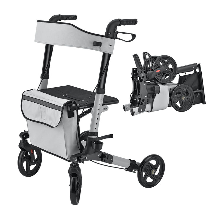 Aluminium Rollator Vital mit Sitz