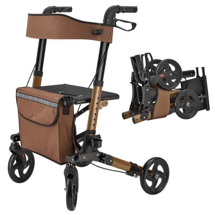 Aluminium Rollator Vital mit Sitz