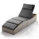 Faltbare Polyrattan Sonnenliege Lamia