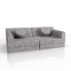 Kindersofa Kayo mit Cord Bezug & Kissen