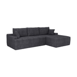 Sofa Coredo mit Cord Bezug & Dekokissen