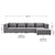 Modulares Sofa Domas XL - 4 Sitzer
