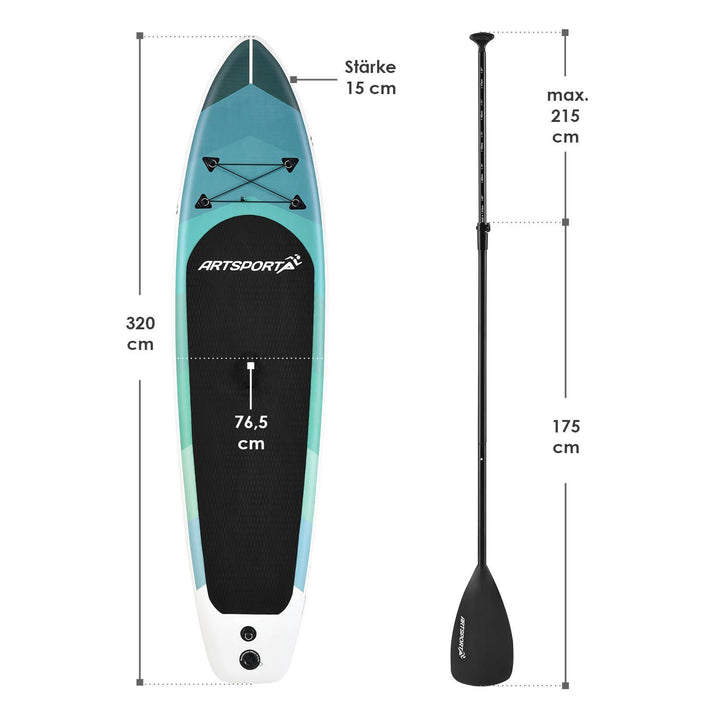 Stand Up Paddling Board - Komplett Set