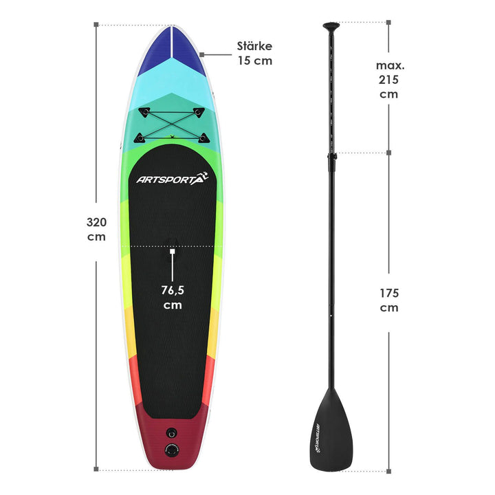 Stand Up Paddling Board - Komplett Set